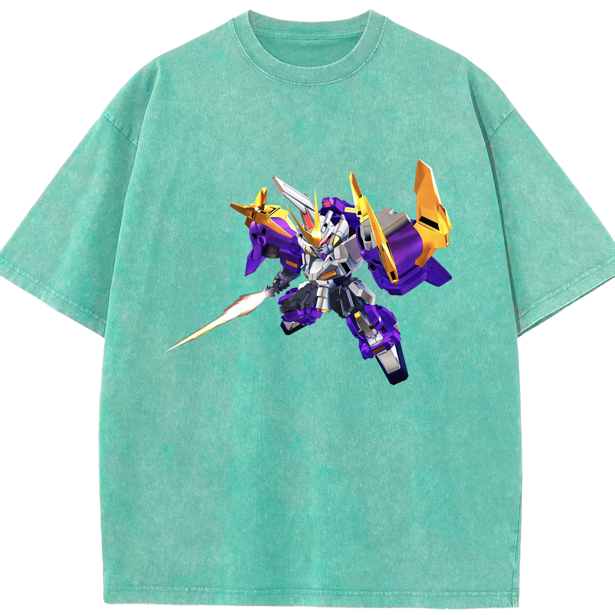 （画像用） 機動戦士ガンダム Mobile Suit Gundam 綿100% ヴィンテージ風 半袖Tシャツ（フロントプリント）